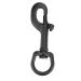 nosii Stainless Steel Swivel Snap Hooks, Hook Swivel Eye Snap Bolt Accessory for Scuba Diving Diver (75MM, Black) black 75 Millimeters