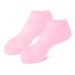 Moisturizing Socks Silicone Gel Socks for Moisturize Dry Cracked Foot Skin Waterproof for SPA Foot Care Socks Fits US Size 6-9 Pink