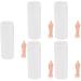 NUOBESTY 5pcs DIY Mold for Candle Votive Candles Scented DIY Supplies Jesus Craft Mold Molds for Candle Making Flower Stickers Jesus Candle Molds Hand Mold White Suite 3D Soap Silica Gel Whitex5pcs 13.5x5cmx5pcs
