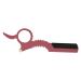 Stainless Steel Manual Straight Razor for Men - Asiermesser Thumb Shape Shaver for Facial Hair Removal (Red) - Buy Online on SooperMarket.com