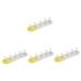 minkissy 4 Sets Nail Practice Holder Nail Display for Nail Painting Beauty Nail Stands Press on Nails Rack Beauty Nail Display Convenient Nail Stands Plastic Decorative Nails Accessories