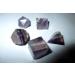 Jet Purple Flourite Sacred Geometry Set - Top Grade Merkaba Star with Velvet Pouch and Free Booklet - Crystal Therapy for Chakra Balancing and Healing - Buy Online on SooperMarket.com