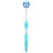 Silicone Tongue Brush Long Handle 10 Pcs for Adults - Blue | Effective Tongue Cleaner - Buy Online on SooperMarket.com