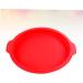 MAGICLULU 1pc Silicone Baking Bread Baking Pan Round Cookie Cookie Cutters Silicone Molds Cake Shop Muffin Top Pans Silicone Mold for Cake Round Cake Pans Chocolate Birthday Cake 31 X28.5CM Red - Buy Online on SooperMarket.com