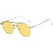 Buy Protective Blue Light Filter Glasses for Kids - Prescription-Free Gaming & Computer Glasses | Oval Design Z1103Z_1 - Yellow - Buy Online on SooperMarket.com