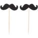 Luzhengyang 20pcs Mustache Stick Cupcake Birthday Wedding Cake Topper - Buy Online on SooperMarket.com