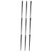Baluue 9 Pcs Eyeliner Brush Eyebrow Brush Female Ultra Thin Eyeliner Brush The Black