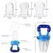 Baby Fruit Feeder Pacifier 3 Pack - Fresh Food Feeder for Toddlers & Kids - Silicone Teething Toy - Buy Online on SooperMarket.com