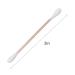 Organic Bamboo Cotton Swabs 200-Pack - Biodegradable Double Round Tipped Q-Tips for Ears & Makeup - Natural & Eco-Friendly - Buy Online on SooperMarket.com