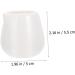 Zerodeko Espresso Frothing Pitcher Ceramic Milk Creamer Dispenser 4pcs Ceramic Milk Cup White Simple Creamer Ceramics Coffee Creamer Pitcher Italian Espresso Cups 4.5X4X5CM White - Buy Online on SooperMarket.com