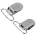 10PC Pacifier Clips - Silver Metal Clips for Pacifiers Bibs & Toys (25mm) | International Shipping Available - Buy Online on SooperMarket.com