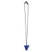 Chew Necklace for Boys and Girls Food Grade Cute Shape Silicone Baby Teething Pendant Chewing Toy Infant Teether Toys (Blue)