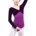 Libaobaoyo Long Sleeve Velvet Ballet Leotard for Girls - 4-5 Years (Purple) - Buy Online on SooperMarket.com