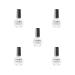 5 set of Peel Off Protective Nail Polish Manicure Liquid Tape Spill-proof Gel Tearable Nail Care Tool 10ml White 5 set of (white 10m)