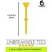 Martini Glass Style Golf Tees 3 1/4 inch - 20 Pack with Divot Repair Tool, Ball Marker, and Pouch - Buy Online on SooperMarket.com