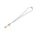 Baby Teether Necklace Colorful Gum Massage Odorless Soft Silicone Infant Sensory Chew Pendant for Girls (Yellow)