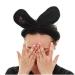 Sweet Twist Plush Bunny Rabbit Ear Headband - Stretchable Makeup Headband (White) - Buy Online on SooperMarket.com