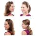 2PCS Sponge Hair Base Inserts - Brown Bun Maker & Braid Tool for DIY Hair Styling - Buy Online on SooperMarket.com