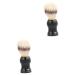 Angoily 2 Pcs Makeup Brush Beard Brush Nylon Brush Hair Abs and Bristles