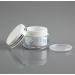 10 Pack 30ml Double Layer Plastic Cosmetic Jars - Empty Containers for Beauty & Health with Screw Lid - Perfect for Travel & DIY - Buy Online on SooperMarket.com