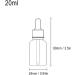 5Pcs Transparent Dropper Bottle 20ML Plastic Eye Dropper Bottles for Essential Oil Pipette Refillable - with Measured Pipette Funnel and Labels (White + Gold Cap) 20ml White + Gold Cap - Buy Online on SooperMarket.com