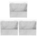 Stahad 3st storage SBOX for tweezers for tweezers tweezing frame eyelashes tweezers box 8-hole flip-top tweezer organizer tool mussel shell storage box acrylic white 17.5x16cmx3pcs whitex3st