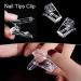 Nuoshen 5pcs Transparent Nail Tips Clip Poly Gel Builder Kit - Manicure Tools for Quick & Easy Nail Extension - UV LED Friendly - Buy Online on SooperMarket.com