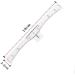 Angoily 100pcs Disposable Eyebrow Ruler Eyebrow Shaping Stencils Eyebrow Shaper Ruler Mini Caliper - Buy Online on SooperMarket.com
