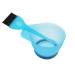 1 Set Hair Dye Color Brush and Bowl Set Hair Color Brush Mixing Bowl Kit for Hair Tint Dying Coloring Applicator Blue bleach hair