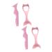 NOLITOY 4 Pcs Eyeliner Kit Silicone Molds Mascara Tools Makeup Aids Lipstick Makeup Tool Pads Protection