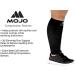 Mojo Compression Calf Sleeves 20-30mmHg Plus Size 4XL Black - Swelling & Shin Splints Support - Buy Online on SooperMarket.com