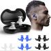 Naohiro Swimming Earplugs, 5-Pairs Pack Waterproof Reusable Silicone Swimming Ear Plugs for Swimming Showering Bathing Surfing Snorkeling and Other Water Sports,Suitable for Kids and Adults (Adult)