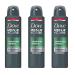 A2Z STORE Dove Men+Care Dry Spray Antiperspirant Deodorant Sensitive Shield 150ml - Pack of 3