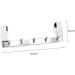 CHILDWEET Stainless Steel Hooks Hanging Racks for Clothes Over The Door Hook Clothes Hook Nail Cloth Hook 35.6X12.5X4CM As Shown - Buy Online on SooperMarket.com