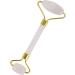 Multi-Material Jade Roller Double Head Face Massager - Crystal Facial Rolling Stick | Shipping Worldwide - Buy Online on SooperMarket.com