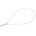 Mindful Breathing Necklace Necklace Stainless Steel Reduces Stress Portable Anxiety Whistle for Women and Men Mindfulness Deep Tool Relief Relaxation Meditation Calming Down Panic Attack(Rose Gold)