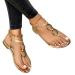 HUIHAIXIANGBAO Sandals Women Platform Buckle Strap Open Toe Sandals Non Slip Wedge Beach Travel Shoes Dressy Summer Flipflops Gold 9