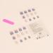 Wearing short and medium-sized nail enhancement with white milk blue butterfly nail patches detachable fake nail patches 1 count (Pack of 1) - Buy Online on SooperMarket.com