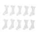 Hearing aid protective cover listening amplifier protection stretchy silicone hearing amplifier dust protection to prevent losses 10 pieces (A312S)