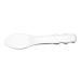 Gogogmee Stainless Steel Spoon Skin Caring Tool Facial Scoop Makeup Pick Spoons Cream Scoops Beauty Spatulas Facial Spoon Facial Cream Spoons Makeup Supply 6.5x2x0.2cm Silver