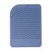 Silicone Hair Iron Mat Professional Heat Resistant Mat For Flat Iron And Curling Iron Portable Travel Silicone Hair Straightener Mat Hair Styling Tools Blue