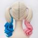 Harley Quinn Wig - Suicide Squad Cosplay Curly Synthetic Ponytail Heat Resistant + Wig Cap - Buy Online on SooperMarket.com