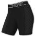 Youper Youth Girls Classic Compression Softball Sliding Shorts, Padded Softball Sliders Black/White Large