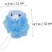 Angoily 6 Pcs Cartoon Bath Mesh Sponge Loofahs - Dead Skin Clean Pouf & Back Massager | International Shipping - Buy Online on SooperMarket.com