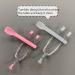 AITIME Soft Contact Lens Insertion and Removal Tool Set - Contact Lens Handler Device Includes Tweezers and Soft Silicone Scoop Contact Lenses Remove Pink - Buy Online on SooperMarket.com