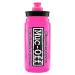 Muc-Off Elite Fly Pink Water Bottle, 550 Millilitres - Lightweight, BPA-Free Sports Bottle With Ergonomic Cap For Easy Liquid Flow - 100% Recyclable 550ml Pink