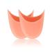JHIALG 2 Pair Silicone Gel Toe Cushioning Toe Covers Protectors Gel Sock Pads Ballet Dance Toe Caps for Girls Women