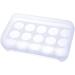 OSALADI 15 Eggs Egg Holder Tray Egg Holder Basket Egg Holder for Fridge Egg Storer Container Box Egg Tray White Medium - Buy Online on SooperMarket.com