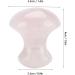 Buy BORDSTRACT Rose Quartz Massage Stone - Natural Mushroom-Shaped Face Tool for Wrinkle Removal & Facial Lift - Ideal for Home Massage - International Shipping Available - Buy Online on SooperMarket.com