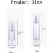 Lepore 4 Pcs 30ml 50ml Plastic Airless Pump Bottle Empty Travel Pump Bottles Container Dispenser for Lotion Foundation Cosmetic Shampoo Make-up Liquids Sample - Buy Online on SooperMarket.com